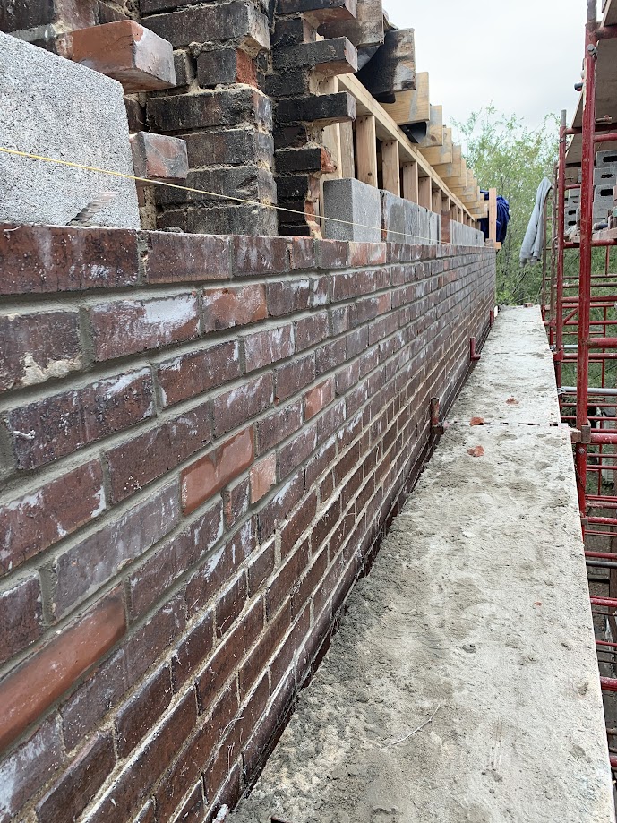 With the help of a cement solution, the worker builds a wall of foam blocks. Subscribe my channel: https://www.youtube.com/@earthzoom | Donation: https://fantalks.io/r/bermixstudio - any amount appreciated 🤘 Thanks friend!